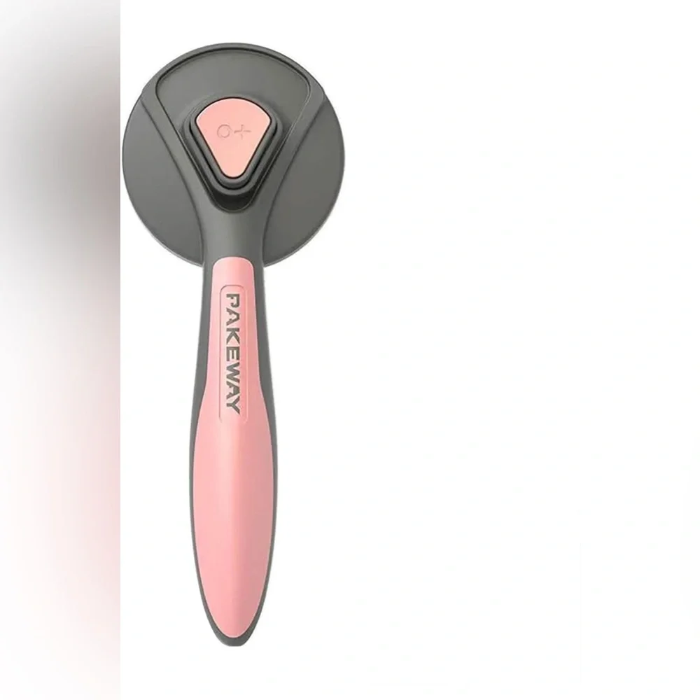 Self Cleaning PINK Pet Hair Removal Comb Automatic Hair Removal Brush * NEW*